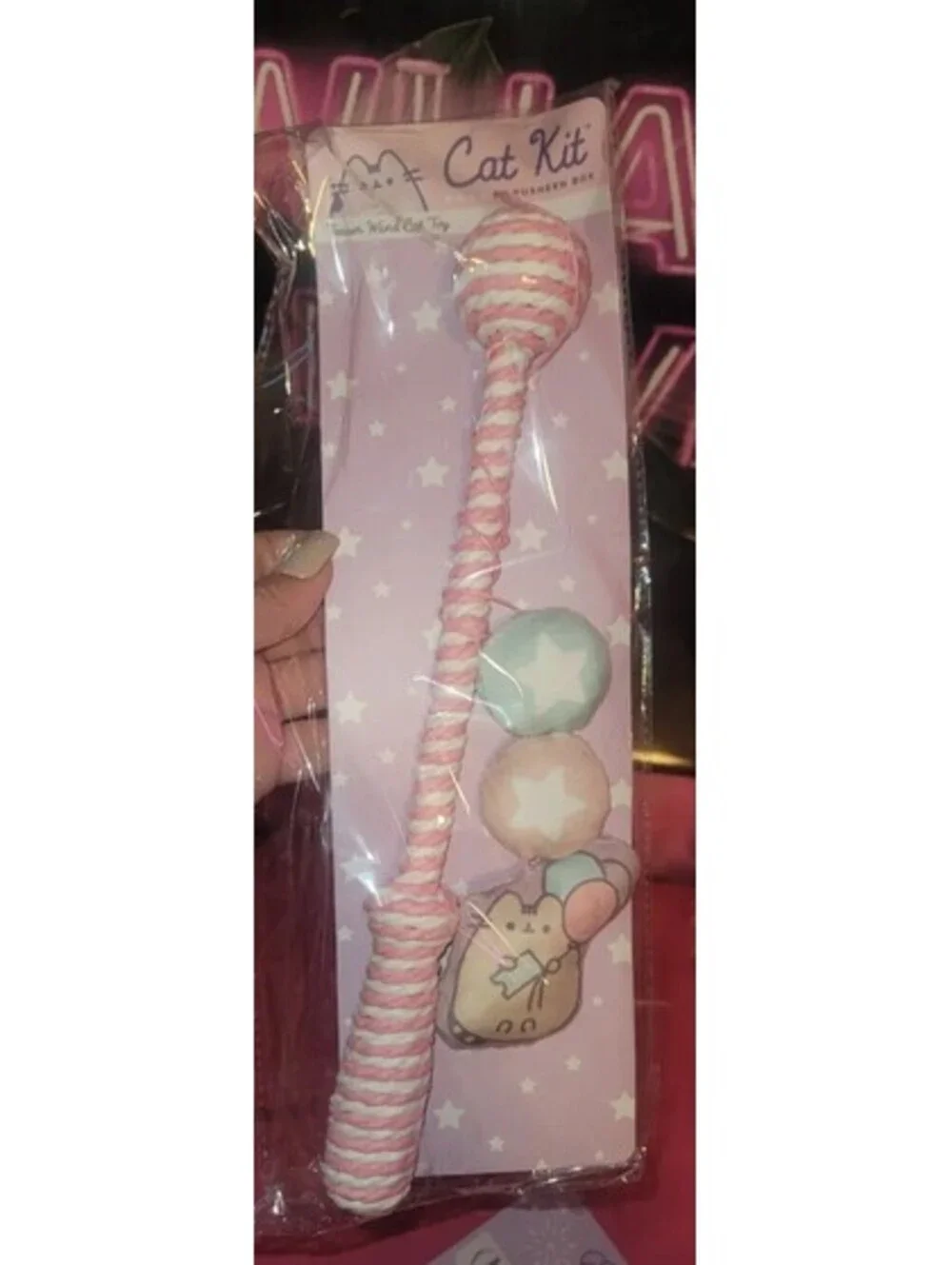 CULTUREFLY PUSHEEN THE CAT SPRING 2025 CAT TEASER WAND NEW